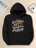 Made In September 1977 Living Legend JPH-9 plus size Unisex hooded sweatshirt, PLUS SIZE