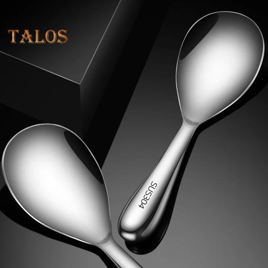 Αντικολλητικό κουτάλι ρυζιού από ανοξείδωτο ατσάλι για μαγείρεμα Εργονομικός σχεδιασμός Εύκολο στο καθάρισμα Ευέλικτο εργαλείο κουζίνας για οικιακό εστιατόριο