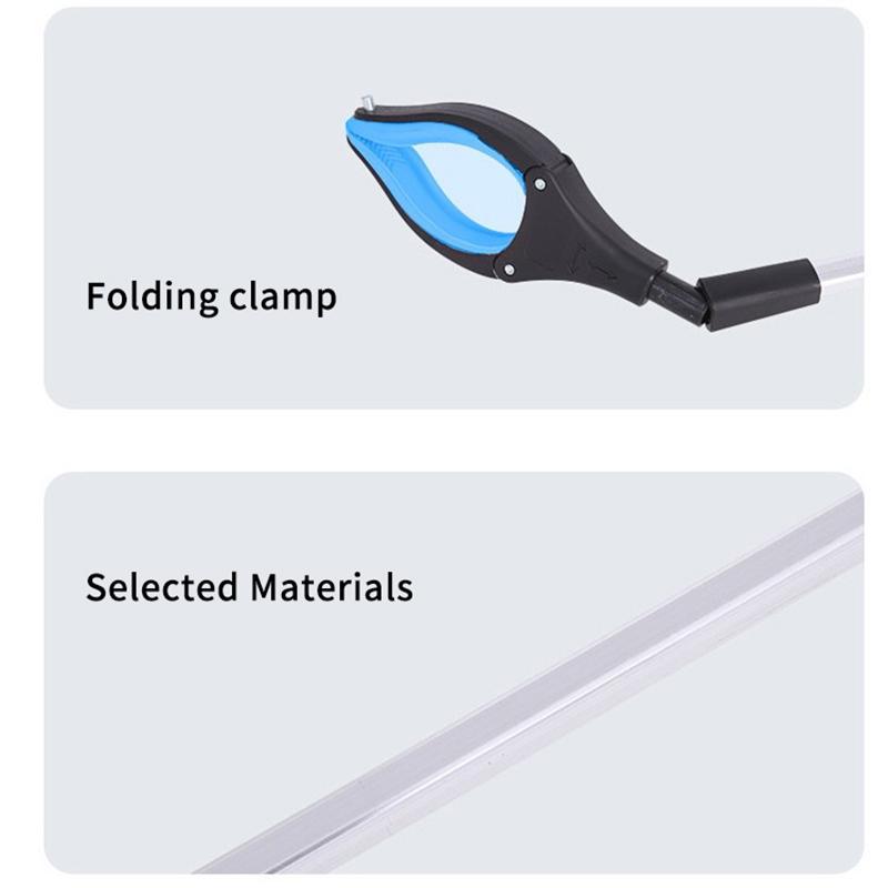 Garbage Picker Gripper With 360 ° Rotating Clip Trash Grabber Pick Up Tools 80Cm Lightweight Foldable Gripper Extender Hand Tool