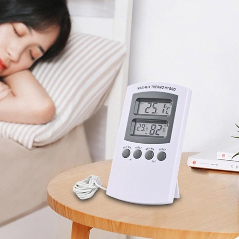 Indoor Outdoor Thermometer Hygrometer Temperature Garden High Accuracy Tool