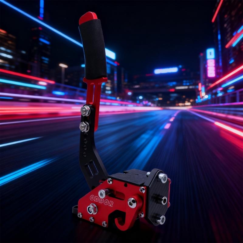PC Gaming Simulators Handbrake Precise Drift Control Realistic Force Feedback Vibration Compatible Multiple Devices