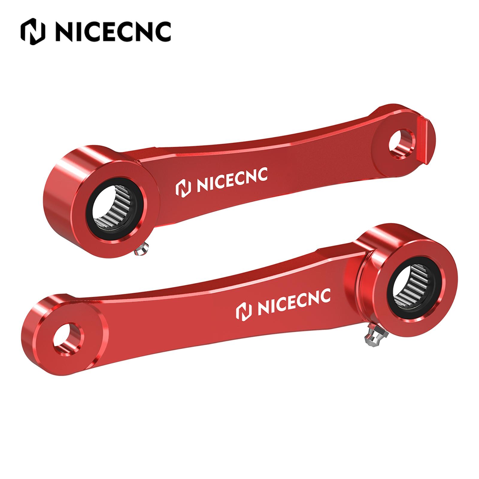 NICECNC Комплект рычагов занижения 1.0 1.5 Для Honda CRF250R CRF250RX 2018-2023 CRF450R CRF450RX 2017-2023 CRF450X CRF450L 2019-2023