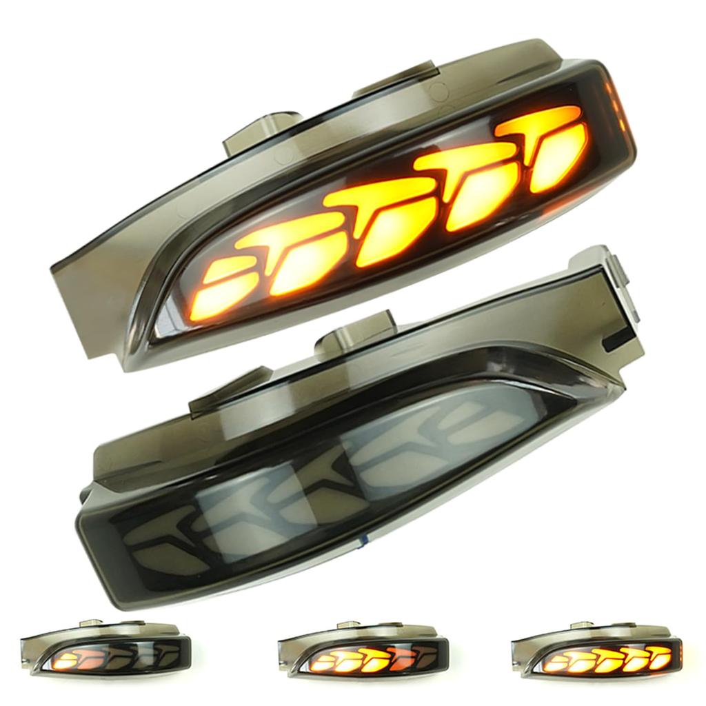 TOYOTA MXCJUP Flst-003 Sequential Door Mirror, LED Turn Signal, Side Mirror, Compatible with Vehicle