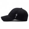 Spring Side Embroidered Cross Sport Cap Sunshade Baseball Cap for Young Men Women