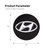 4 szt. 60mm Kołpaki Środkowe Felg Samochodowych Pokrywa z Logo Akcesoria Do Hyundai Palisade Bayon Tucson Inster NEXO Creta i30 i20 i10 Grand