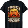 Halloween Anti Dýně Oranžová Zvenku Dutá Uvnitř Tričko