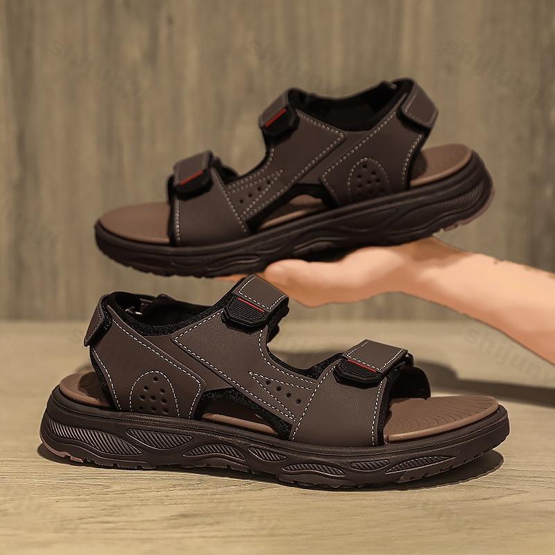 Fashion Mens Sports Sandals 2025 Summer New Casual Sandals Outdoor Beach Sandals Male Open Toed Fashion Lightweight Comfortable Shoes