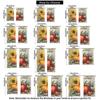 2Pcs Vintage Autumn Sunflower Pumpkin Retro Print Rod Pocket Curtains Double Sided Window Drapes Light Filtering Privacy Curt