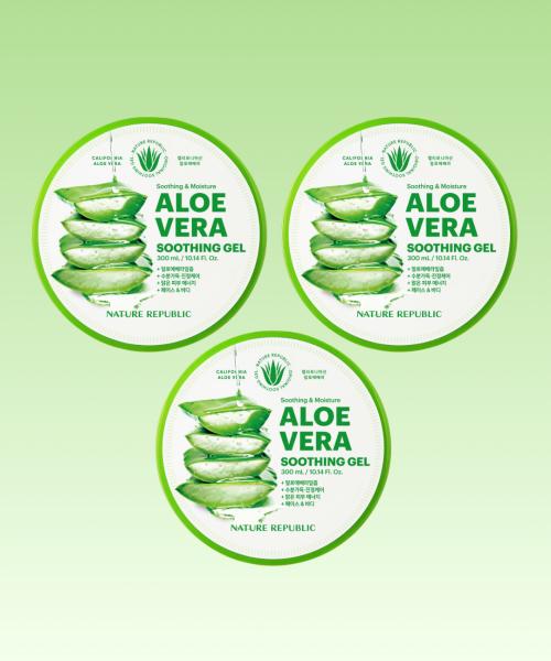 [3-pack] Soothing & Moisture Aloe Vera Soothing Gel 300ml