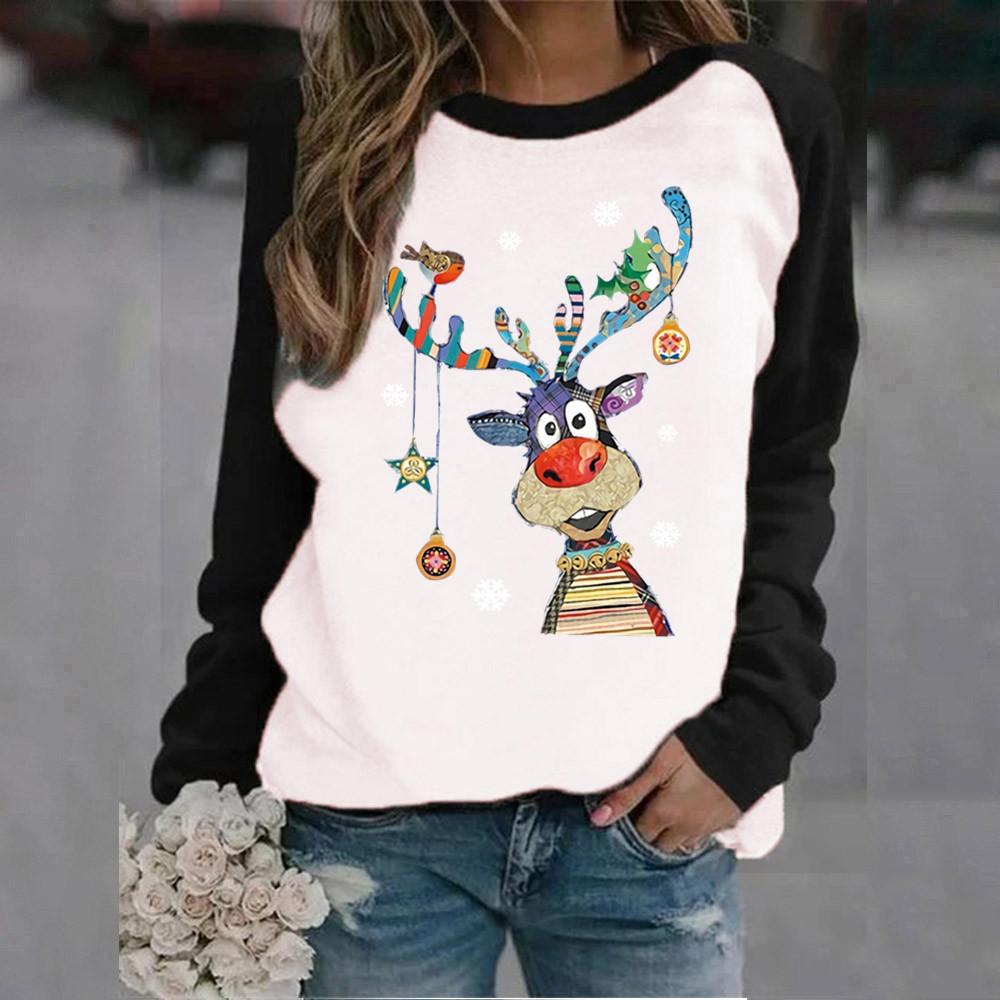 Sudaderas De Mujeres Hoodies Halloween Ropa Mujer Juvenil Navidad Long Sleeve Essentials Black Pink Women Clothes