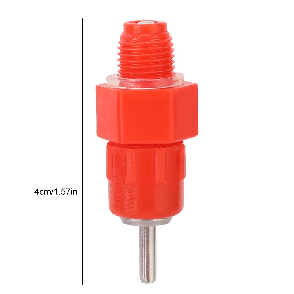 100Pcs Automatic Chicken Water Nipple Drinker Feeders Stainless Steel Plastic Poultry Water Nipple for Chicken Goose Small Hens