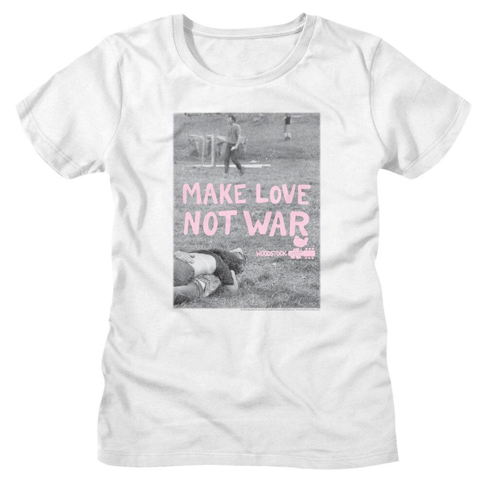Woodstock 1969 Make Love Not War Women s T Shirt Rock & Soul Music Unisex T-Shirt XXXXL