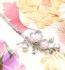 Miaomyao Single Japanese Hair Cubic Cherry Silver Hair Doplnek [Miaomyao] Vlásenka, Vlásenka, Styl, Tomesode, Ornament, Kov, Antik, Zirkony,