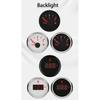 RHAXEL Fuel Level Gauge 0-5V Signal 52mm (2'') with Red Backlight 9-32V for Motorcycle Vessels
