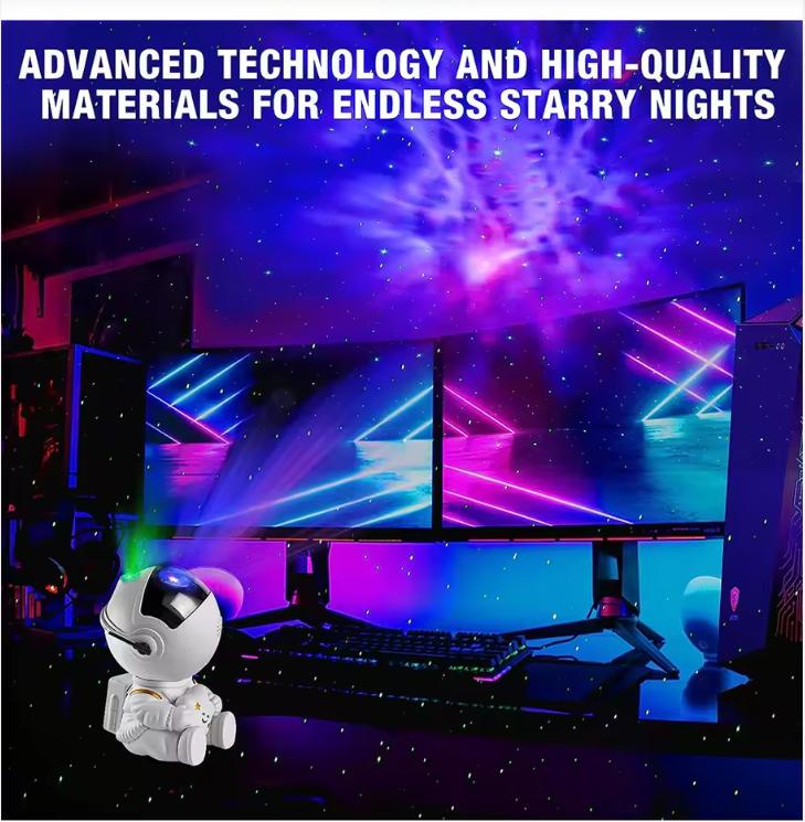Galaxy Star Astronaut Projector Light Starry Sky Porjectors Lamp Decoration Bedroom Room Nebula LED Night Light Child Adult Gift