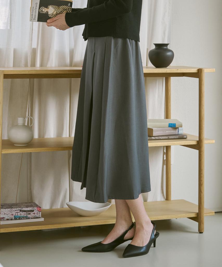 VISITINNEWYORK Belted Half Banding Skirt (Vb2Srf1)
