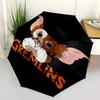 Gremlins, Mogwai Themed Automatic Opening and Closing Umbrella, Compact Travel Umbrella, Lightweight and Portable, Suitable for Beach Commut