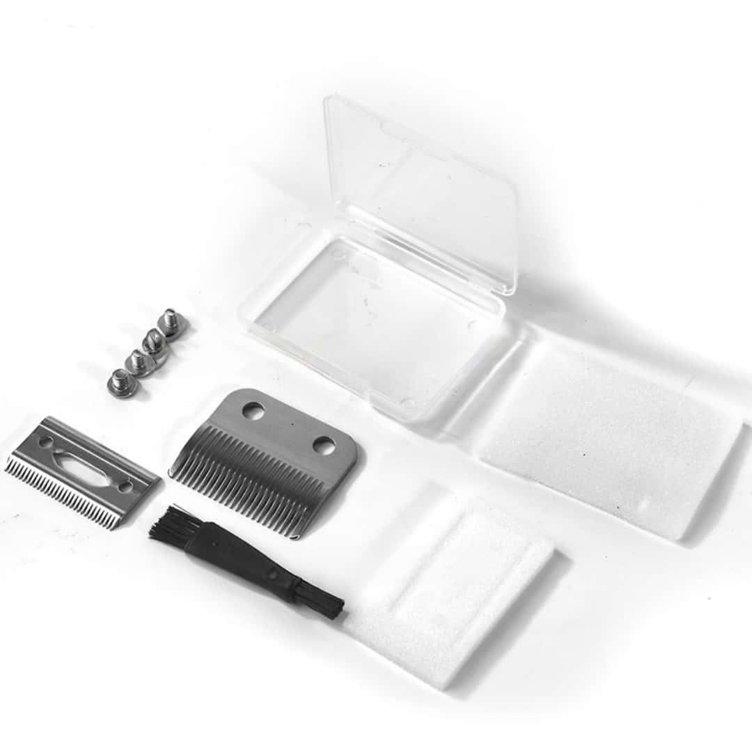 Precision Blade Set, Designed Specifically for Hair Clippers, Comes with A Cleaning Brush and Is Compatible with Wahl 8504, 8148, 1919, and 8591