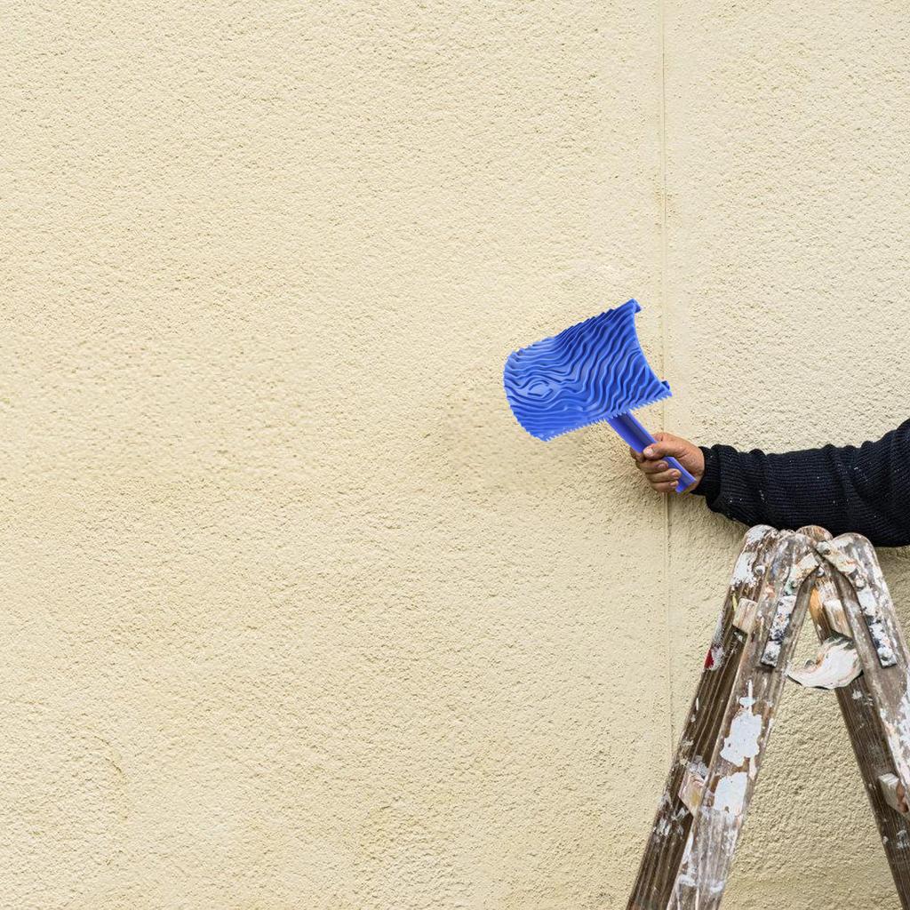 9Pcs Wood Grain Tool Set Fake Wood Grain Roller Paint Brushes Rubber Graining Tool for Walls Floors Room Decoration