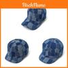 Denim Baseball Cap For Men And Women With Sun Protection And Casual Style