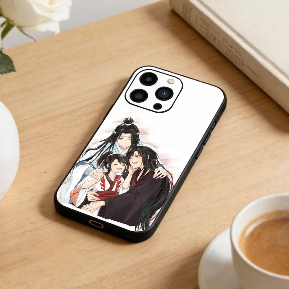 Grandmaster U-Demonic Cultivation Phone Case For iPhone17,16,15,14,13,12 Plus,Max Soft Silicone Black Cover