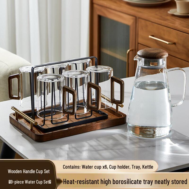 ZISIZ Heat-Resistant Glass Tea Infuser Cup