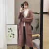 New Knitted Cardigan Women's Spring and Autumn Loose Lazy Wind Medium and Long Thickened Sweater Jacket Women