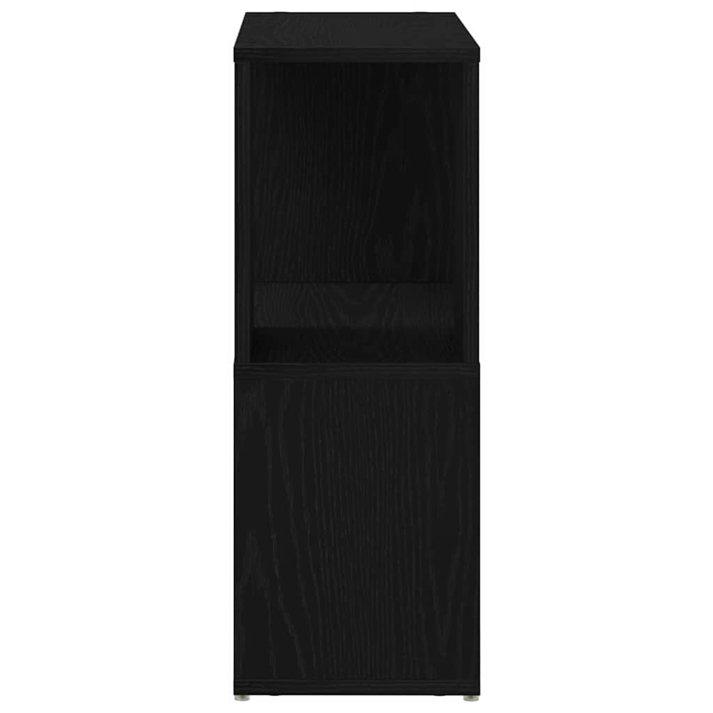 TV Cabinet Set Black 60 x 24 x 63 cm Particleboard