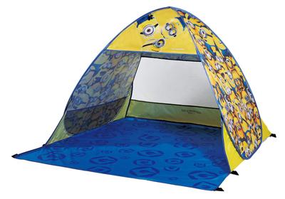 CAPTAIN STAG Minions Tent One Touch Tent Beach Tent Pop Up Tent Duo UV 2 Approximately Tatami 6 Pegs and Carry Bag Included [For People] 1.4