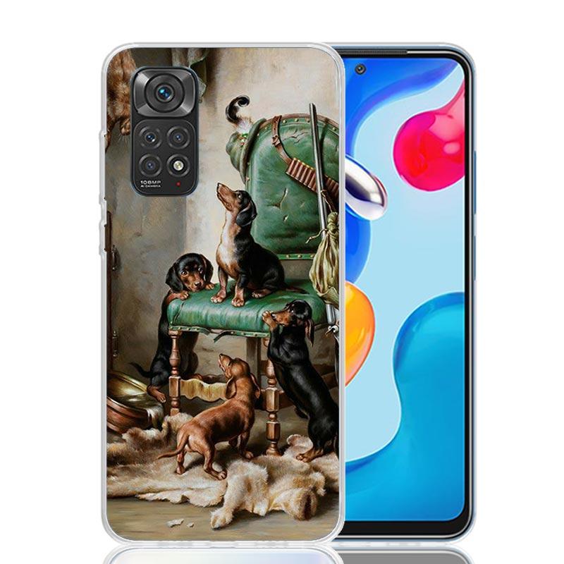 Hunter Dog Hunting Phone Case For Xiaomi Redmi Note 13 14 15 Pro Plus 12S 12 14S 11S 11E 10 10S 11 11T 5G 4G Cover Coque Redmi N