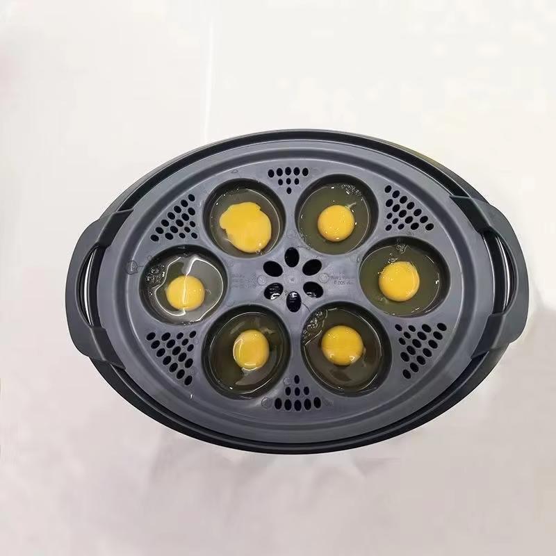 Яйцеварка совместима с Thermomix Kitchen Яйца Кастрюля Бойлер Пароварка Формы Паровая корзина Кулинарные принадлежности Приготовление пищи