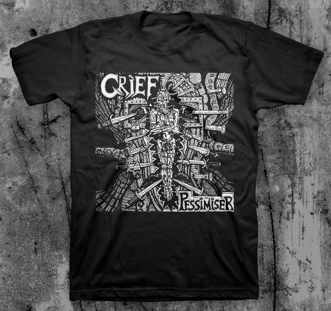 New Grief Band Album Short Sleeve Cotton Black T Shirt S-5XL MC415 XXXL