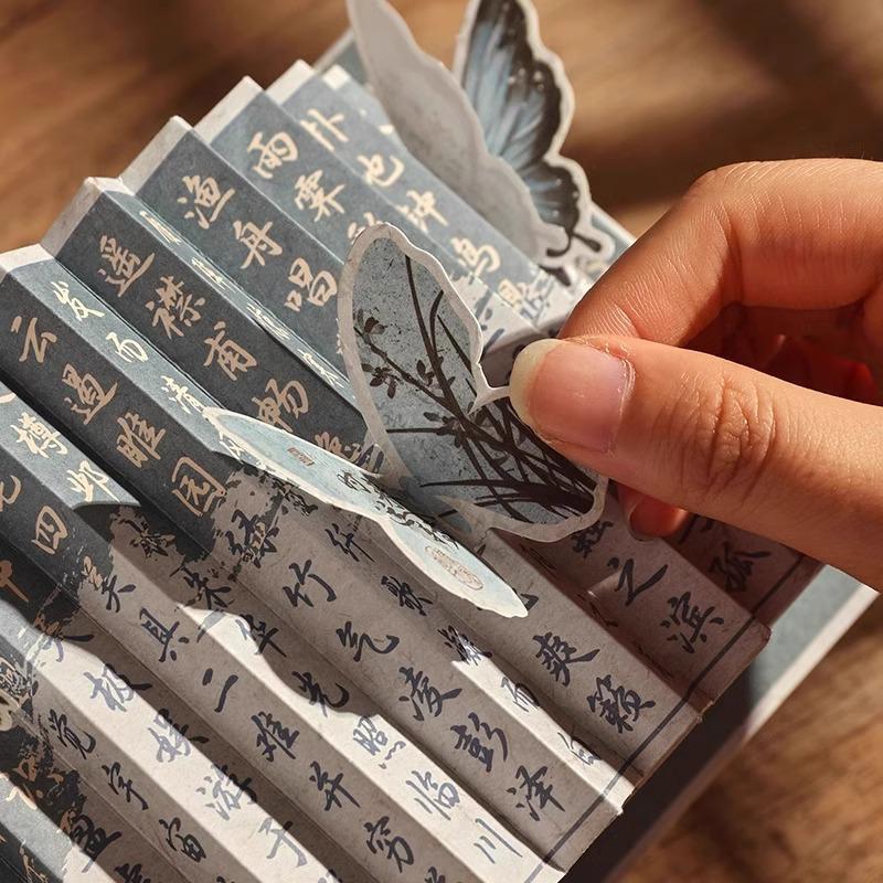 Lumină de carte DIY în formă de evantai vintage: Cadou Creativ Făcut Manual & Lampă de Noapte High-End pentru Zile de Naștere și Ocazii Speciale