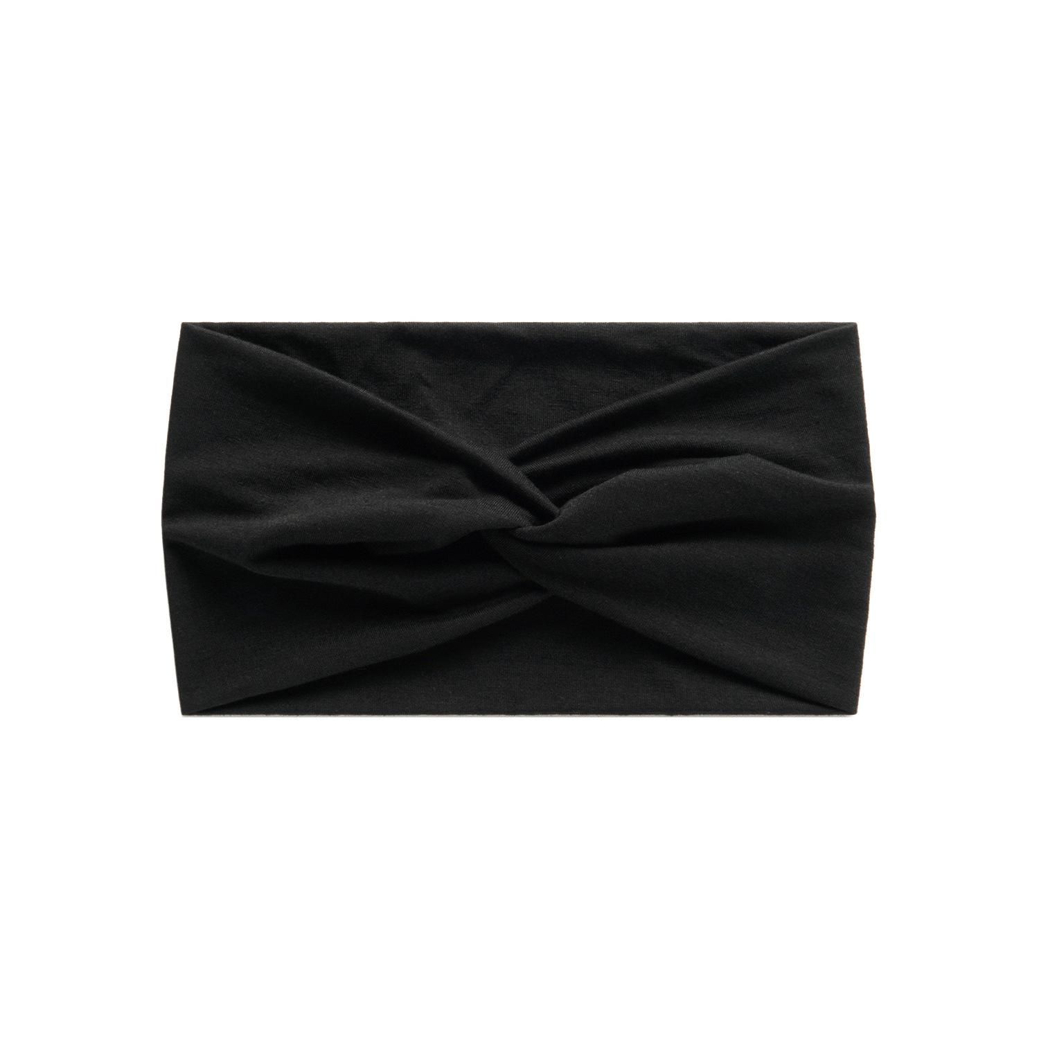 

15 см кросс-йога спортивная повязка на голову однотонная впитывающая пот и антиперспирантная повязка на голову для бега фитнеса женские аксессуары для волос 1pcs