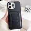 Luxury Wallet Card Slot Folding Invisible Bracket Leather Shockproof Phone Case for iPhone 15 Pro Max 13 12 14 Pro Max Cover