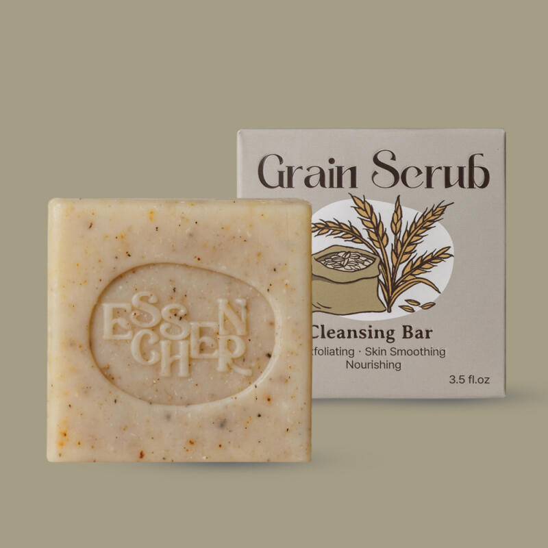 Essencher Grain Scrub Cleansing Bar 100g