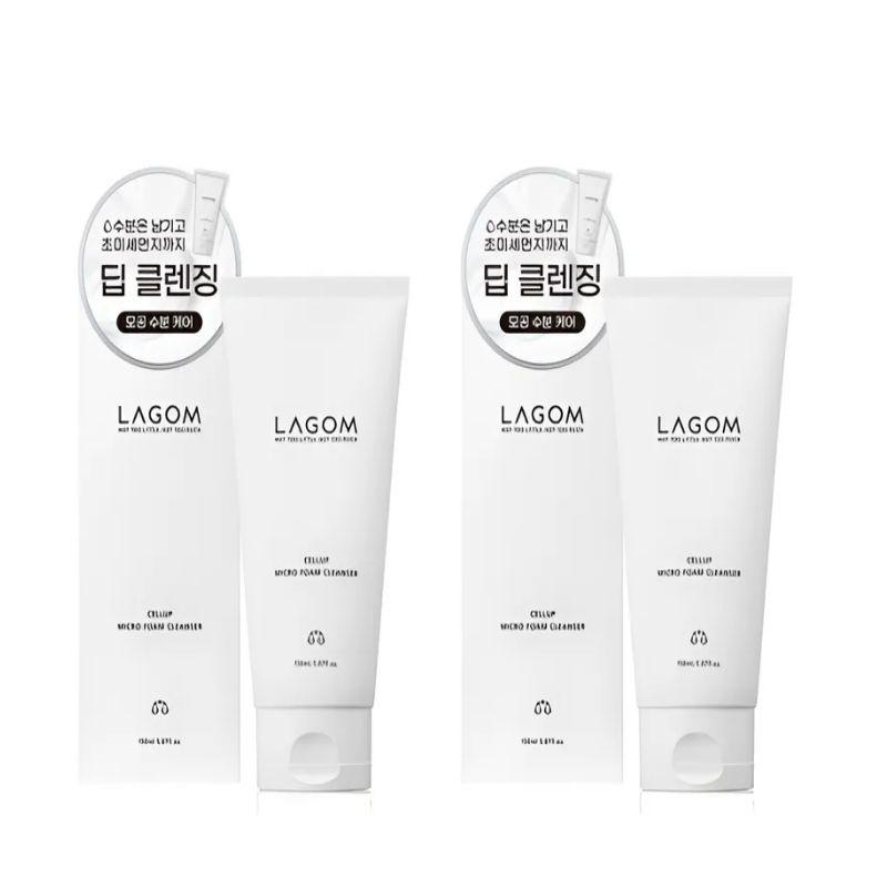 Lagom Cellup Micro Foam Cleanser 150 ml × 2