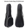 Ukulele Gitarrentasche 21/23/26 Zoll Verdickt Wasserdicht Oxford Nylon Einzelne Träger Baumwollgepolstert Gitarre Ukulele Rucksack