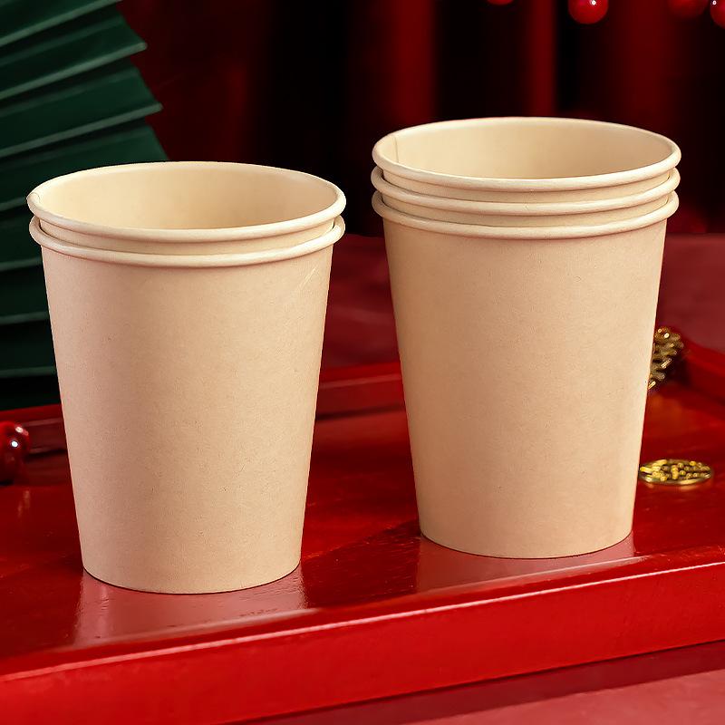 Thickened Disposable Red Wedding Banquet Cups - Festive Household Water Cups