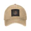Tree of Life -Yggdrasil with Triquetra Washed Denim Cap Casual Baseball Caps Adjustable Hat Summer Unisex Baseball Hats