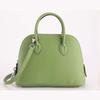 Cowhide Shell Bag, A Niche High-end Bowling Bag, A Mini Hand-held Single-shoulder Crossbody Women's Bag