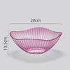 Irregular Desktop Fruit Bowl Basket Geometric Snacks Candy Storage Holder Transparent Fruit Plate Table Sundries Dropshipping