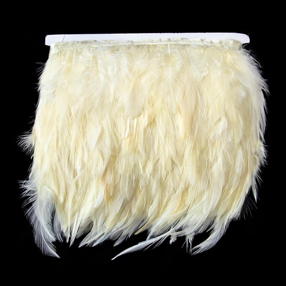 1Meter White Feathers Trims Dress Cloth Sewing Crafts Rooster Saddle Feather Ribbon Fringe Wedding Party Decoration Plumes