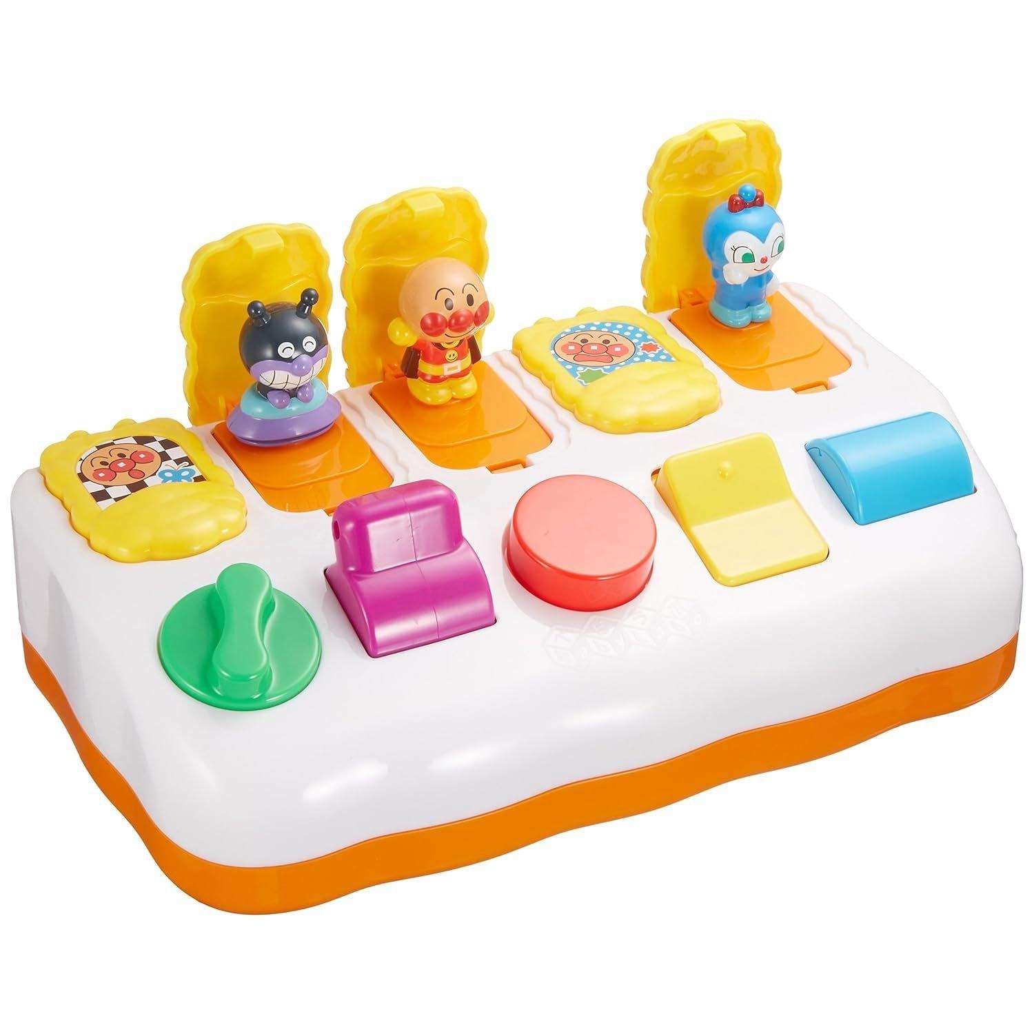 BANDAI BabyLabo Anpanman Hiraite Pyokon Suitable ages 1 up.