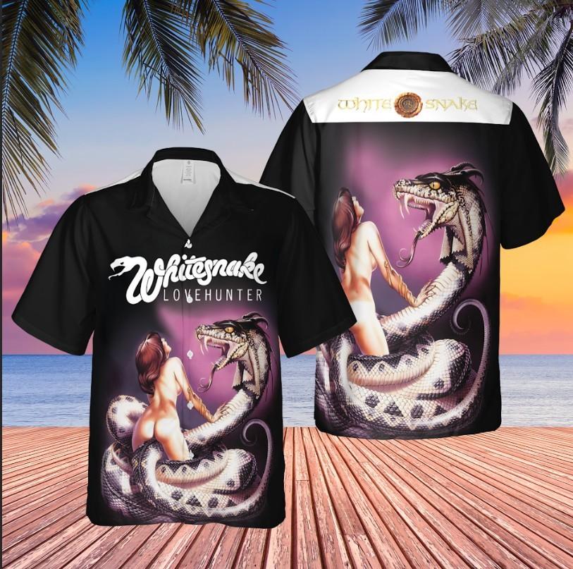 Whitesnake Lovehunter Album Cover Hawaiian Shirt US size EN641 Unisex T-Shirt S
