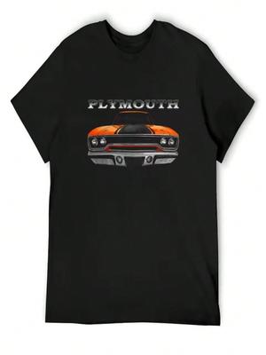 1970 Plymouth Road Runner Vorderseite Orange T-Shirt Große Größen Kleidung Kawaii Kleidung Lustiges T-Shirt T-Shirts unisex Lustige T-Shirts