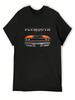 1970 Plymouth Road Runner Front Orange T-Shirt Plus Size Clothes Kawaii Clothes Funny T-Shirt Tees Unisex Funny T Shirts