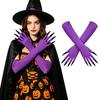 Guanti Lunghi di Halloween con Dita Appuntite e Tessuto Elasticizzato per Look da Palco, Giochi di Ruolo e Styling Fotografico