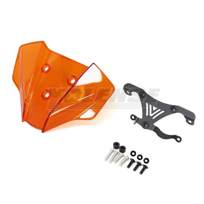 2017-2023 For 390 250 125 Motorcycle Windscreen Windshield Wind Deflectors Shield Protector