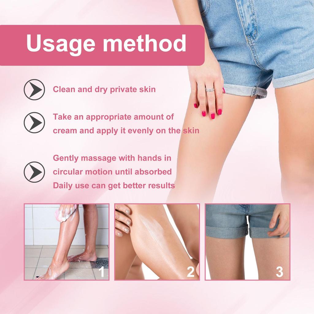 Body Bleaching Cream Brighten Dark Intimate Private Parts Knee Thigh Inner Joint Bikini Remove Melanin Pigmentation Nourish Skin